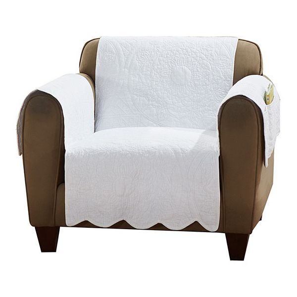 SureFit Home Decor Heirloom Quilt Sofa Furniture Cover