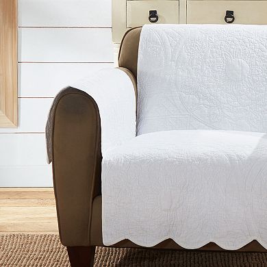 SureFit Home Decor Heirloom Quilt Sofa Furniture Cover