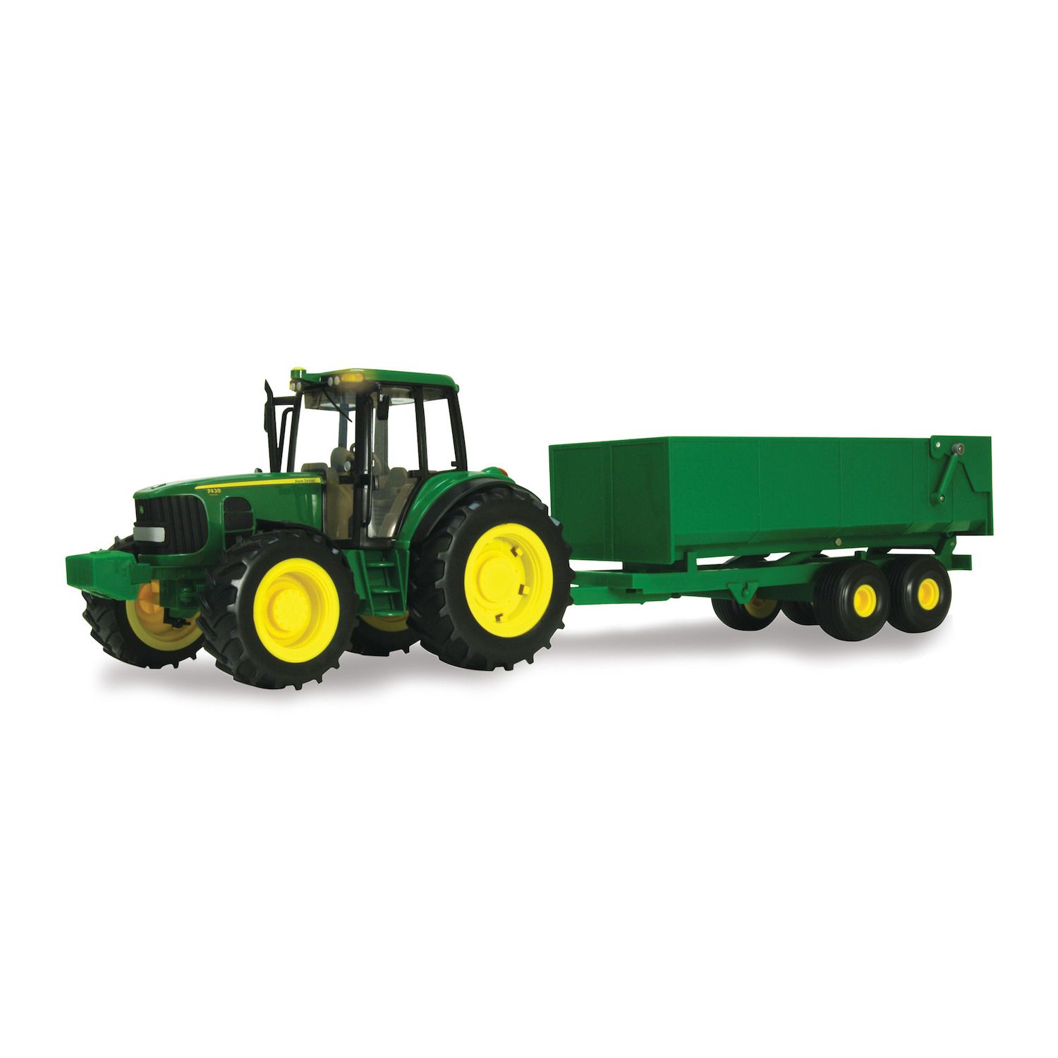 tomy john deere pedal tractor and wagon