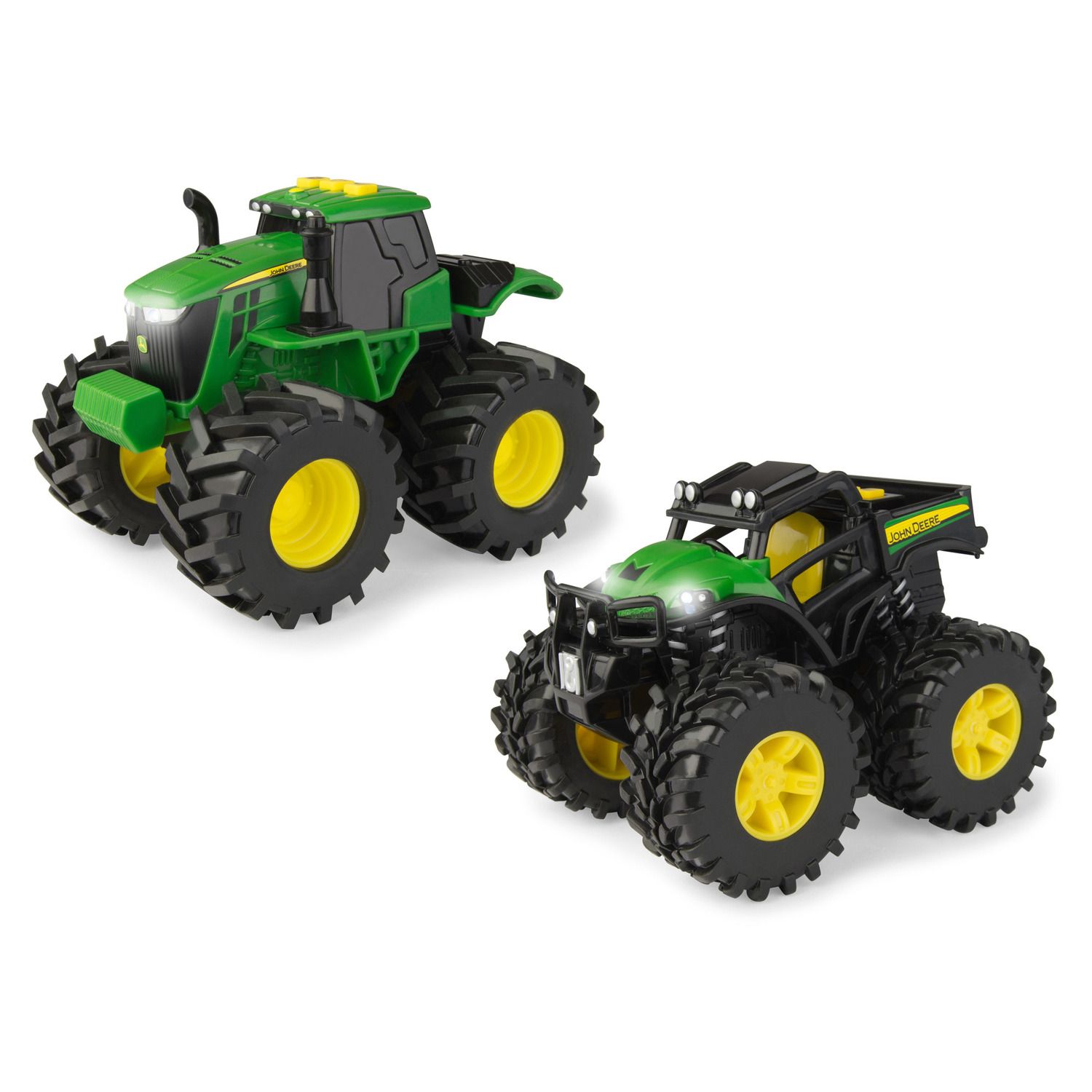 john deere monster treads deluxe lightning wheels tractor