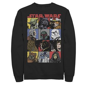 Men's Star Wars Comic Strip Cartoon Group Sweatshirt