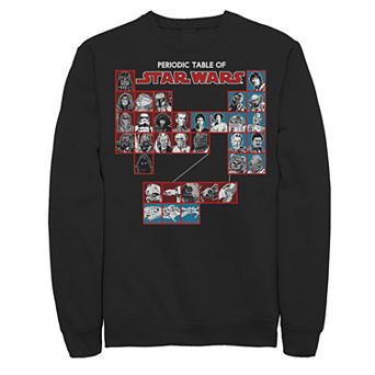 Men's Star Wars Periodic Table Of Characters Group Shot Sweatshirt