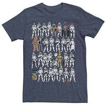 Men's Star Wars Group Sketch Line-Up Tee
