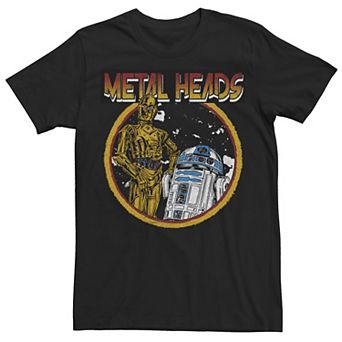 Men's Star Wars Metal Head Droids Tee
