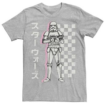 Men's Star Wars Stormtrooper Checkered Kanji Tee