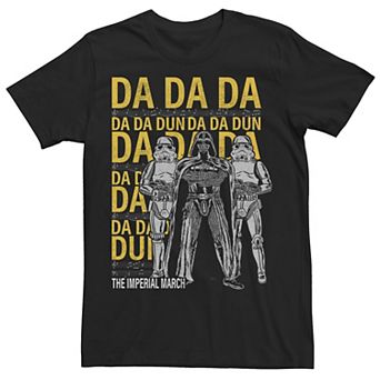 Men's Star Wars Darth Vader And Stormtrooper Theme Tee