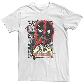 Men's Marvel Deadpool "Insufferable" Comic Tee