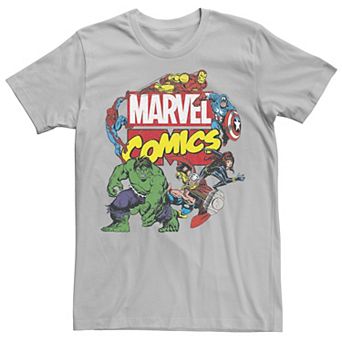 Men's Marvel Comics Avengers Around Logo Graphic Tee