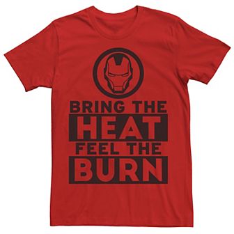 Men's Marvel Avengers Iron Man "Bring The Heat" Graphic Tee