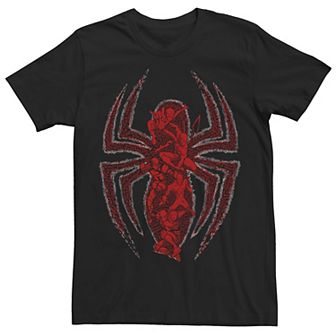 Men's Marvel Ultimate Spider-Man Group Logo Leap Tee