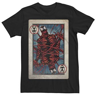 Men's Marvel Carnage Playing Card Tee