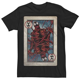 Men's Marvel Carnage Playing Card Tee