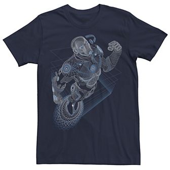 Men's Marvel Iron Man Schematics Portrait Tee