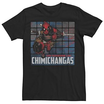 Men's Marvel Deadpool Did Someone Say Chimichangas Tee