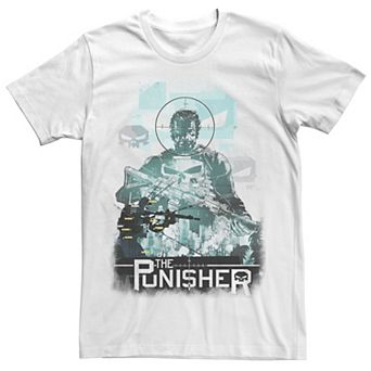 Men's Marvel The Punisher Crosshairs Portrait Graphic Tee
