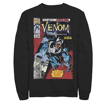 Men's Marvel Venom Lethal Protector Retro Comic Sweatshirt