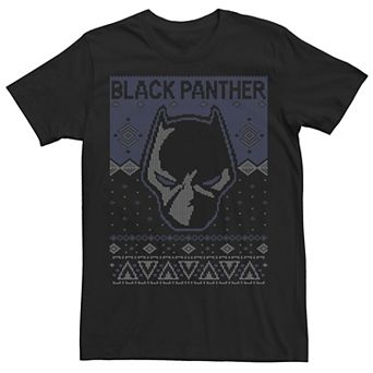Men's Marvel Black Panther Ugly Christmas Tee