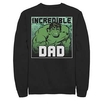 Men's Marvel Hulk Father's Day Incredible Dad Sweatshirt