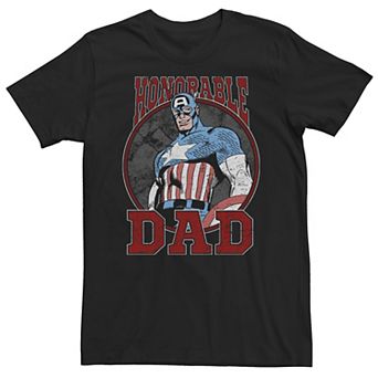 Men's Marvel Captain America Father's Day Honor Tee