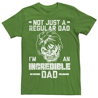 Men's Marvel Hulk Father's Day Not Regular Dad Tee