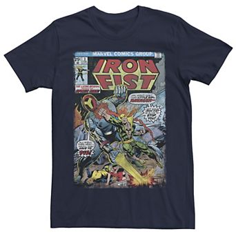 Men's Marvel Iron Fist vs Atomic Man Comic Tee