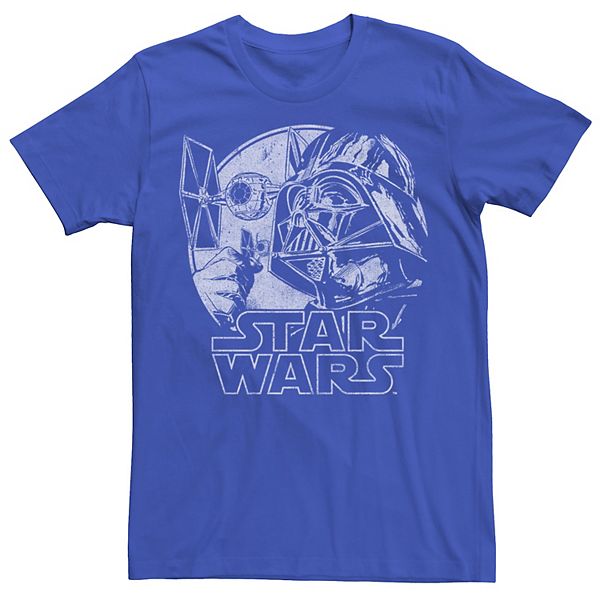 Men's Star Wars Darth Vader & Ships Tee