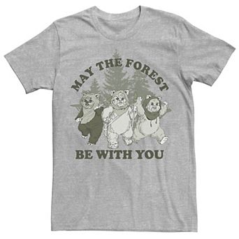 Men's Star Wars Ewoks May The Forest Be With You Tee