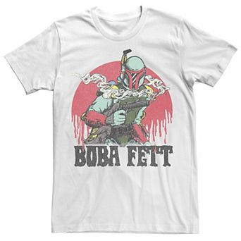 Men's Star Wars Boba Fett Melting Moon Tee