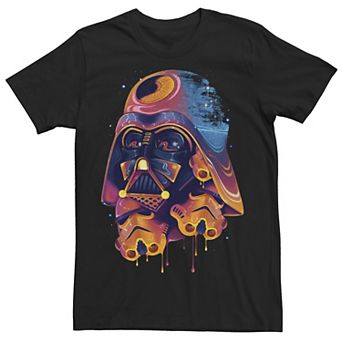 Men's Star Wars Colorful Melted Vader Collage Tee