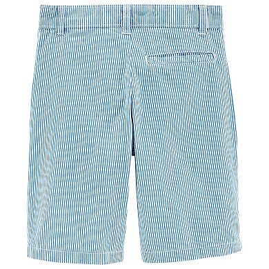 Boy 4-14 Carter's Striped Flat-Front Shorts