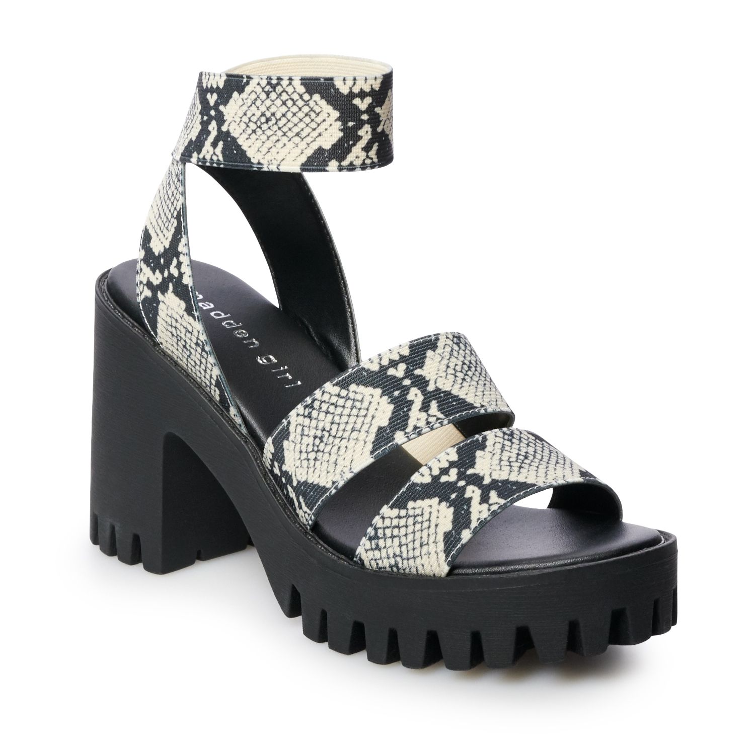 madden girl white platform sandals