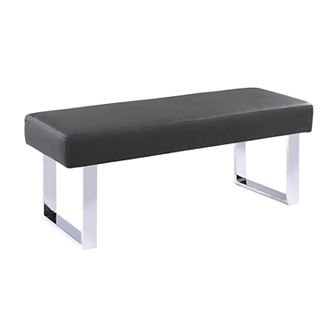 Armen Living Amanda Contemporary Dining Bench