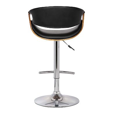 Armen Living Butterfly Adjustable Swivel Stool