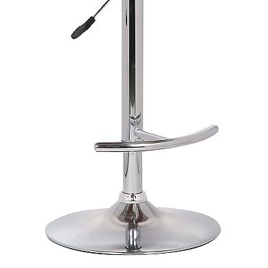 Armen Living Butterfly Adjustable Swivel Stool