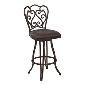 Armen Living Celeste Swivel Counter Stool