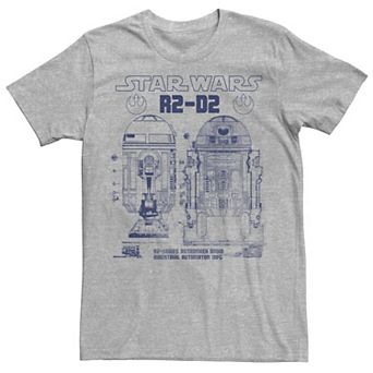 Men's Star Wars R2-D2 Astromech Droid Schematic Tee