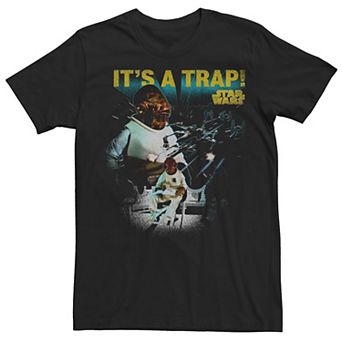 Men's Star Wars Admiral Ackbar "It's A Trap" Graphic Tee