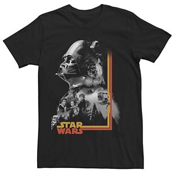 Men's Star Wars Return of the Jedi Double Vader Lingers Tee