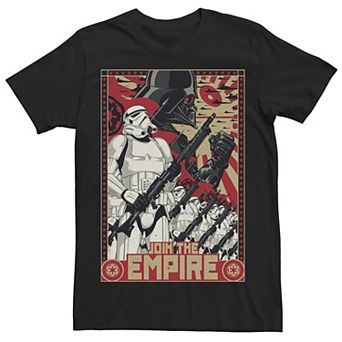 Men's Star Wars Darth Vader Join The Empire Poster Tee