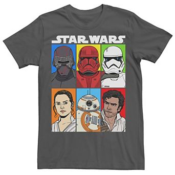Men's Star Wars The Rise of Skywalker Character Grid Tee