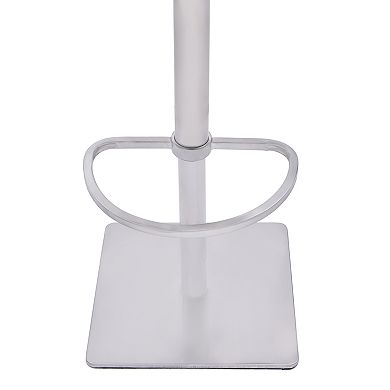 Crystal Adjustable Swivel Barstool