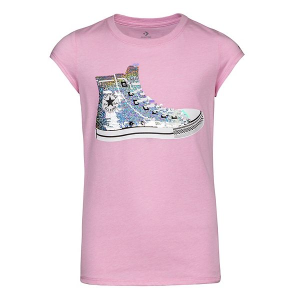 Girls converse t clearance shirt