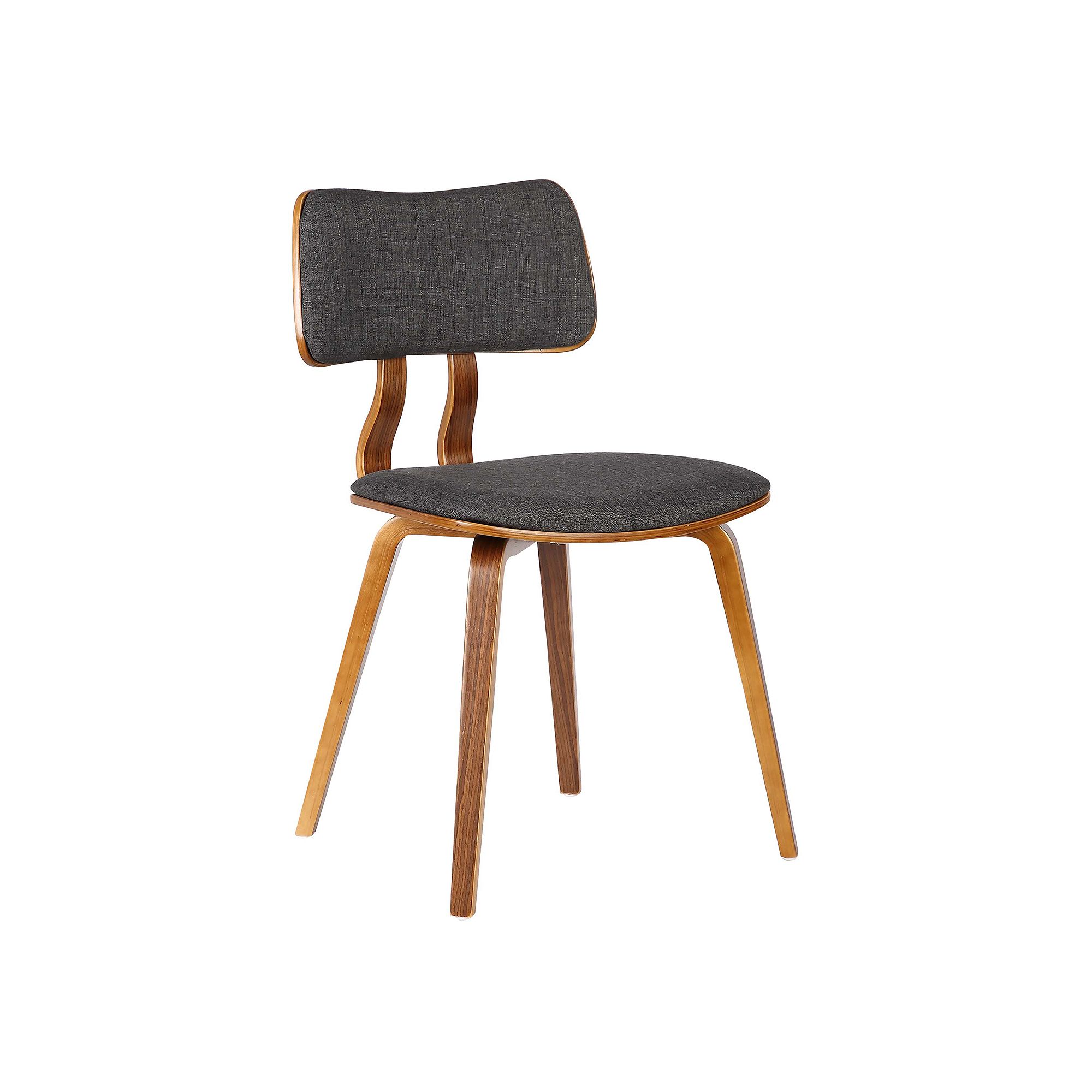 81163912 Armen Living Jaguar Mid-Century Dining Chair, Grey sku 81163912