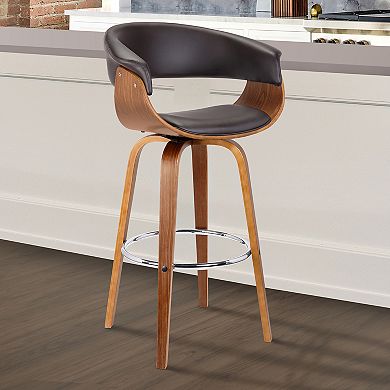 Armen Living Julyssa Swivel Counter Stool