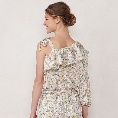 Women's LC Lauren Conrad Ruffle One-Shoulder Top