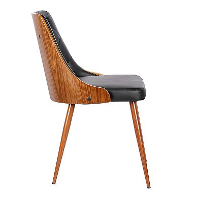 Armen Living Lily Mid-Century Modern Dining Chair