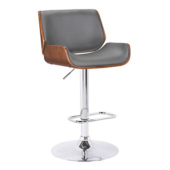 Armen Living London Contemporary Swivel Bar Stool