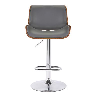 Armen Living London Contemporary Swivel Bar Stool
