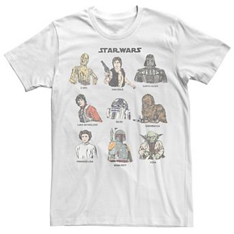 Men's Star Wars Classic Characters Graphic Tee