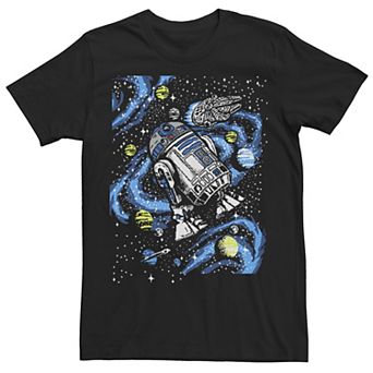 Men's Star Wars R2-D2 Floating In Space Tee